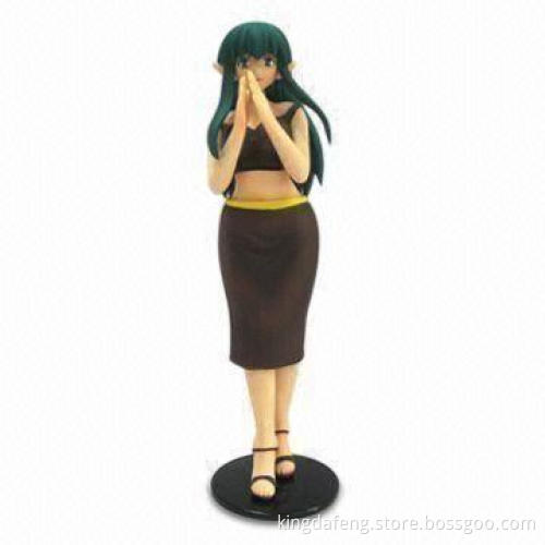 Plastic Cartoon Figure with Fixed Hands and Legs, Made of PVC and ABS
